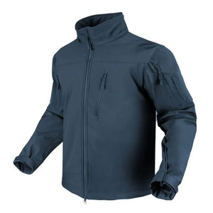 Vestes Softshell Homme Personnalisées en Gros, Manteaux d'Extérieur Thermiques Imperméables à Col Montant Brodé Coupe-Vent - Product Image 3