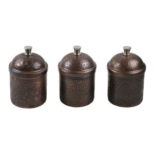 Best <b>Kitchen</b> <b>Storage</b> <b>Container</b> Sugar Pots With Lid Best Selling Iron Jar Quality Material <b>Kitchen</b> Hotel Restaurant Design - Product Image 3