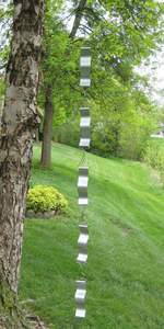 โซ่ระบายน้ำรูปหัวใจสไตล์เรียบหรูแบบชนบท ทำจากโลหะ สำหรับตกแต่งรางน้ำกลางแจ้ง - Product Image 4