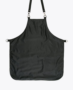 Capa de Peluquería Textil con Cintura Ajustable, Delantal Negro - Product Image 4