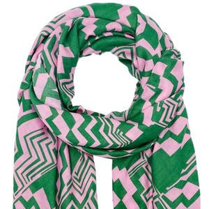 Pink Green Checkerboard Cape Shawl Soft Warm Fashion Wrap Women Casual Winter Poncho Style Outerwear Accessory Elegant Pattern - Product Image 5
