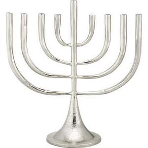 Ménorah dorée de qualité supérieure pour villas, synagogues, temples, éclairage de table, utilisation décorative, porte-bougie Hanouka, ménorah - Product Image 3