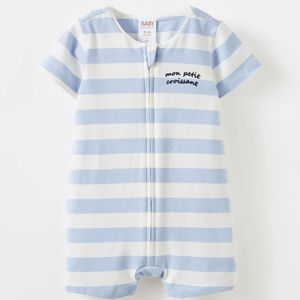 Mameluco de diseñador ecológico para bebés y niños, 100% de algodón, ropa orgánica suave y cómoda de alta calidad, artículos de placer - Product Image 1