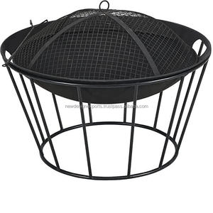 Heavy Gauge Steel Fire Pit with Legs and Central Air Flow System - Product Image 6