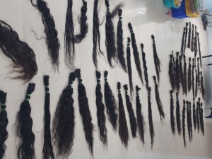 Cabello indio al por mayor de una sola donación, cabello indio de templo de primera calidad de una sola donación, cabello de una sola donación de un solo donante, cabello de una sola donación - Product Image 1