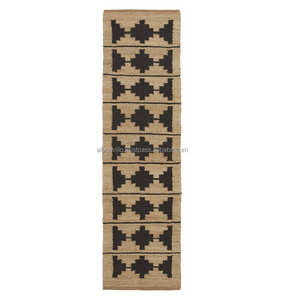 พรมปอกระเจาแบบกำหนดเองสำหรับตกแต่งบ้านพรมปอกระเจาแบบพกพาทรงสี่เหลี่ยมผืนผ้าพรมปอกระเจาน่ารักทำด้วยมือแบบดั้งเดิมของอินเดีย - Product Image 5