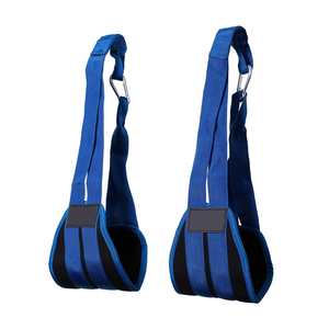Correas de Levantamiento de Pesas de Nailon Azul con Acolchado Antideslizante para Gimnasio, Unisex - Product Image 5