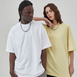 Camisetas Oversize para Hombre, Tendencia Actual, Corte Cómodo, 100% Algodón Jersey, Diseño Liso, Manga Corta, Ecológicas, Transpirables e Informales - Product Image 2