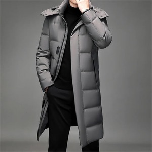 Manteau d'hiver décontracté pour homme, 90% duvet, avec capuche, coupe-vent et imperméable, fermeture éclair épaisse - Product Image 6