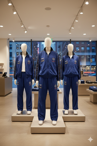 Survêtement réfléchissant 2 pièces pour homme, coupe-vent, tendance USA 2026, vêtements de sport, fournisseur, services OEM avec impression personnalisée - Product Image 6