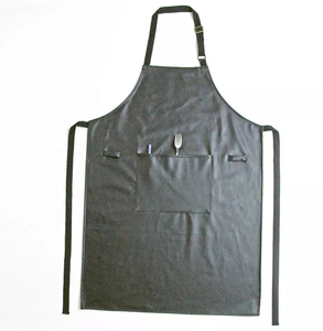 High Quality Silk Embossed Men's Waterproof <b>Kitchen</b> Restaurant Industrial Bib <b>Apron</b> - Product Image 5