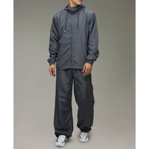 Chándal de nailon para hombre con logotipo personalizado, traje deportivo ligero al por mayor - Product Image 5