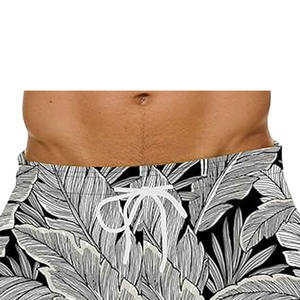 Pantalones Cortos de Playa Casuales con Estampado Serigrafiado, Cintura Elástica, Logotipo Personalizado, MOQ Bajo, Antibacterianos, Elásticos y Transpirables, Último Modelo - Product Image 4