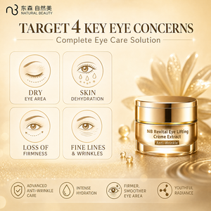 Crème liftante pour les yeux NB Revital, éliminateur de cernes, crème contour des yeux anti-affaissement au peptide, fabriquée par Natural Beauty Manufacturer - Product Image 2