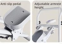 Mini Stepper d'escalier pour exercice de gymnastique à domicile Machine verticale de grimpeur pour l'entraînement complet du corps Compact pliant Cardio grimpeur d'exercice