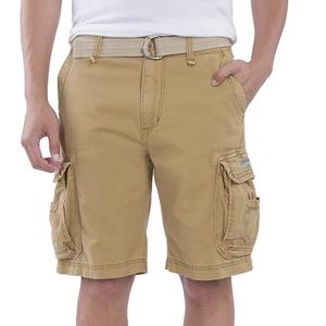 Pantalones Cortos Cargo Clásicos Casuales para Hombre, Transpirables, con Cierre de Cremallera, Múltiples Bolsillos, Cintura Alta, Diseño a Rayas, 100% Algodón, Servicio OEM BD - Product Image 6