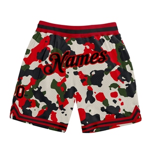 Wholesale Direct OMMIZ INDUSTRY Best Selling Custom Hunter Green White Black Authentic Basketball Shorts - Product Image 4