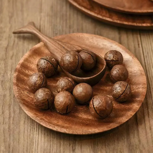 Assiettes à collation en bois de qualité supérieure, style indien, fabriquées en bois - Product Image 6
