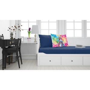 Nouvelle taie d'oreiller décorative légère Super douce et facile d'entretien Hippie Animal Lapin Design-Housse de coussin de taille standard - Product Image 2