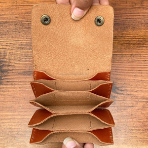 กระเป๋าสตางค์ใบเล็กหนังแท้แบบเต็มแผ่นสำหรับผู้หญิงมีที่ใส่บัตรเครดิต RFID แบบแฟชั่นสไตล์ใหม่ - Product Image 6