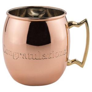 Copper Moscow Mule <b>Mug</b> Reusable Food Grade Eco Friendly Insulated Double Wall Metal Beer <b>Mug</b> For Cold Drinks Party Use - Product Image 3