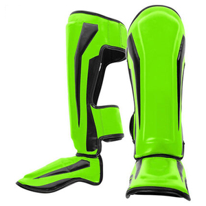Nouvelles protections de tibia en cuir style professionnel, genouillères respirantes et légères pour le kick-boxing et l'entraînement de boxe - Product Image 3