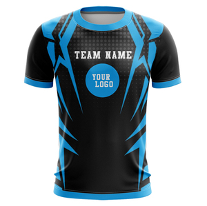 เสื้อฟุตบอลขายส่งแบบยูนิเซ็กซ์ พร้อมพิมพ์หมายเลขและโลโก้ตามสั่ง แขนสั้น ระบายอากาศได้ดี แห้งเร็ว น้ำหนักเบา - Product Image 4