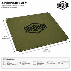 Lona Resistente Antideslizante para Ring de Boxeo, Jaula de MMA, Competición, Duradera, Impermeable, Tamaños Personalizables, Calidad Superior Internacional - Product Image 2