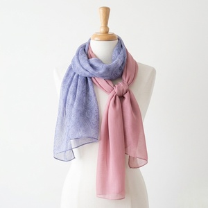 Elegant Womens Lightweight Chiffon Scarves Square Floral Pattern All Seasons Daily Wear Fashion Hijab <b>Shawl</b> <b>Wrap</b> - Product Image 4