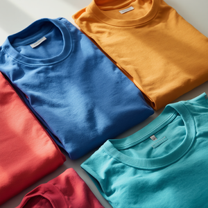 เสื้อยืดคอตตอนคุณภาพสูง เนื้อผ้านุ่มพิเศษ แขนสั้น แบบพื้นฐาน พร้อมบริการรับผลิตแบบ OEM ODM - Product Image 5