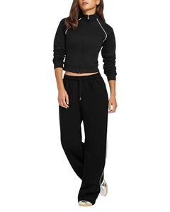 Chaqueta Cortavientos Ligera y Transpirable para Mujer, Fabricada a Medida, con Cierre Completo y Cuello Alto, para Yoga, Running, Gimnasio y Deportes - Product Image 3