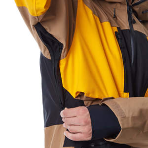 Chaquetas de esquí con logotipo personalizado, trajes cortavientos con cierre de cremallera, logotipo impreso personalizado, 100% poliéster -Tex, impermeables y transpirables para hombre - Product Image 5