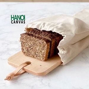 Stylish Eco Friendly Jute Bread <b>Bag</b> with Printed Logo for Branding and Packaging - Product Image 3