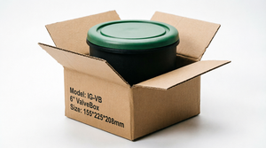 IG-VB 6 Inch Valve <b>Box</b> Heavy Duty Plastic Irrigation Valve Housing 155x225x208mm - Product Image 2