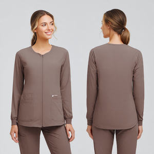 Blouse médicale tricotée de haute qualité, respirante, confortable, professionnelle, unisexe, pour hôpital - Product Image 4