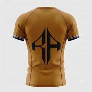 Rashguard de MMA de RIVIAN ATLANTIC, Material de Spandex/Poliéster, Impresión por Transferencia de Calor de Alta Calidad, Manga Corta para Adultos - Product Image 3