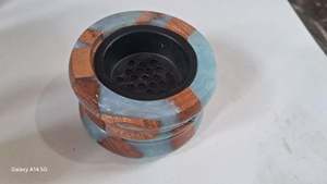 Unique Designed Eco-Friendly <b>Wood</b> Resin Incense <b>Burner</b> <b>for</b> Home Fragrance Aromatic Bakhoor Spring Season India Handmade - Product Image 4