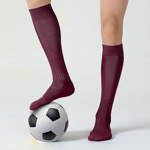 Top Quality Custom Made Ankle Compression <b>Socks</b> Unisex Solid Color Breathable <b>Knee</b> <b>High</b> Soccer <b>Socks</b> - Product Image 5