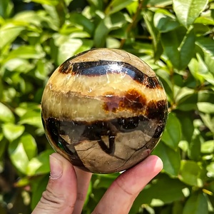 Usine En Gros En Vrac Naturel Septarium Sphère Cristal Poli Artisanat <span class=keywords><strong>Boule</strong></span> De Cristal Septarienne pour La Décoration - Product Image 5