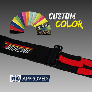 FIA Approved Racing Seat <b>Belt</b> OEM Supplier <b>Red</b> 6 Point Harness Steel Hardware for Professional Competition Car Safety - Product Image 4