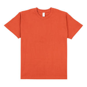 Camiseta de Manga Corta Amarilla para Hombre, Cuello Redondo, Informal, Color Sólido, Algodón, Corte Holgado, Tejido Liso Teñido, Estilo Urbano, Ecológica - Product Image 6