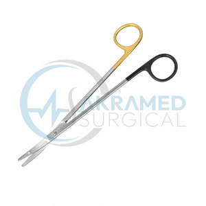 Ciseaux de lifting facial Gorney, courbés, manche en or TC, 17 cm, 19 cm, 23 cm, instrument chirurgical pour chirurgie plastique, certifié CE - Product Image 6