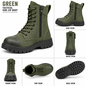 Chaussures tactiques à haute tige pour hommes, confortables et légères, idéales pour l'entraînement quotidien, antidérapantes et antichocs, fabriquées par [Nom du fabricant] - Product Image 1