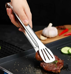 Stainless Steel Ice <b>Cube</b> Tong Tabletop Salad Clips Food Tongs for Cooking Baking and Grilling Tongs - Product Image 1