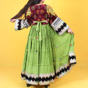 Vestido Afgano Kutchi de Tela de Algodón de la Mejor Calidad, Disponible en Todos los Colores y Diseños Posibles, Vestidos Afganos de Tela de Algodón - Product Image 6