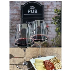 BPA Free 18oz Tritan plastica bicchieri da vino Set infrangibile Lexington bicchiere da vino rosso e bianco - Product Image 5