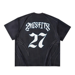Wholesale 100% Cotton Plain Oversized <b>Tshirt</b> 260G Heavy Weight Custom 3d Logo Men Puff Print Tee T Shirt - Product Image 6