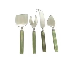 ชุดมีดชีสสแตนเลสทนทาน อุปกรณ์ตัดชีส อุปกรณ์เสริมสำหรับเสิร์ฟในครัว อุปกรณ์เตรียมอาหาร - Product Image 6