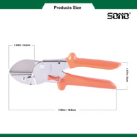 Gunting Pangkas Industri SONO J520, Modern, Tahan Lama, Berkualitas Tinggi, OEM DIY untuk Kebun, Pohon Buah, Cabang Tebal, Gagang Baja