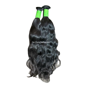 ผมมนุษย์อินเดียแท้แบบเรมี่เวฟ 100 กรัม สำหรับต่อผมชาวอินเดียใต้ - Product Image 1
